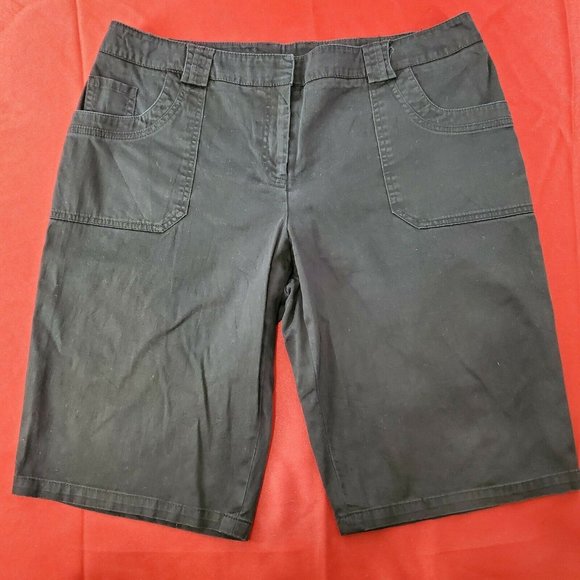 AB Studio Pants - AB STUDIO Women's Shorts Pants Size 14 Cotton